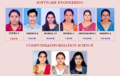 M.Tech UNIVERSITY RANKS-2014 M.Tech UNIVERSITY RANKS-2014