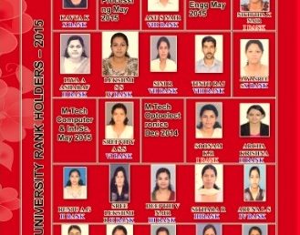 M.Tech UNIVERSITY RANKS-2015 M.Tech UNIVERSITY RANKS-2015